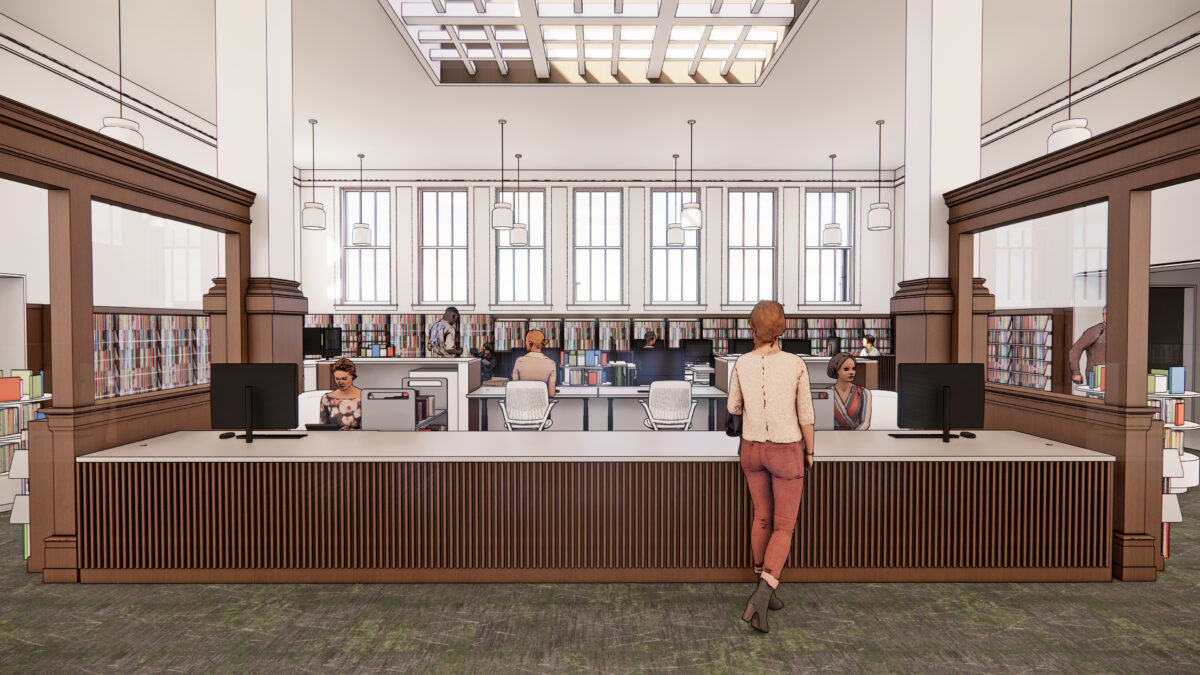 INTERIOR - ENTRY DESK